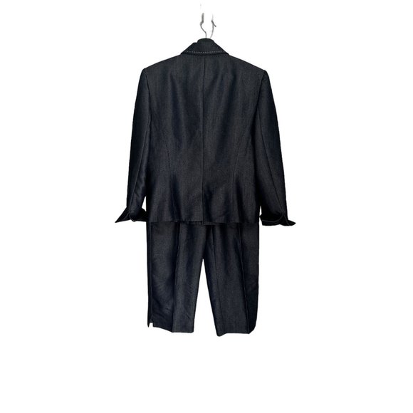 Norton McNaughton Navy Blue Zip Front Pantsuit 10P - Picture 11 of 16